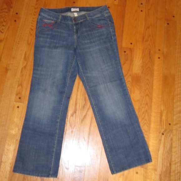 VENEZIA BOOT CUT JEANS 16 R STRETCH DENIM WOMENS - Picture 1 of 4